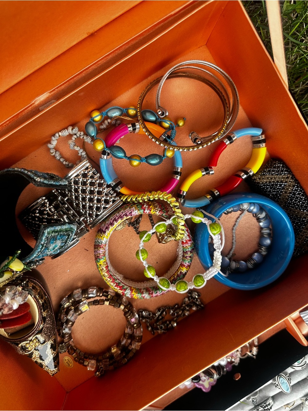 Vintage Colorful Multicolor Women’s Bracelet Set - Bright Mixed Hues